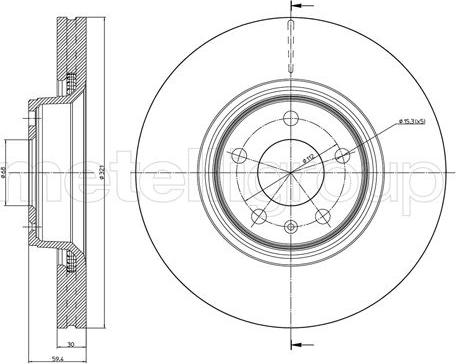 Fri.Tech. BD0070 - Тормозной диск autospares.lv