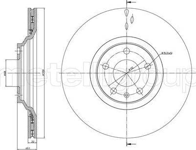 Fri.Tech. BD0072 - Тормозной диск autospares.lv