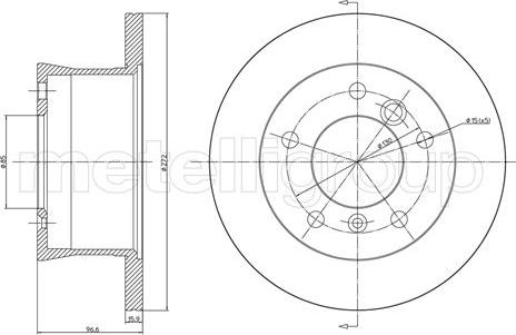 Fri.Tech. BD0194 - Тормозной диск autospares.lv