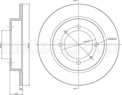 Fri.Tech. BD0192 - Тормозной диск autospares.lv