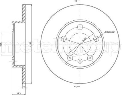 Fri.Tech. BD0149 - Тормозной диск autospares.lv