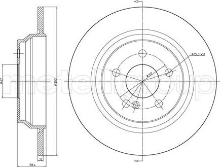 Fri.Tech. BD0857 - Тормозной диск autospares.lv