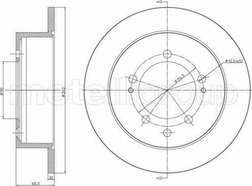 Fri.Tech. BD0341 - Тормозной диск autospares.lv