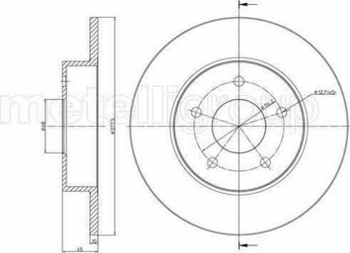 KWP 129762 - Тормозной диск autospares.lv