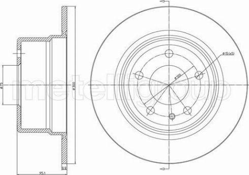 Fri.Tech. BD0768 - Тормозной диск autospares.lv