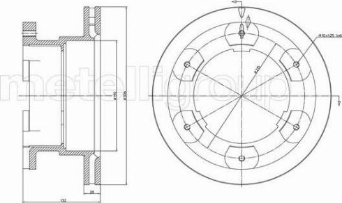 Fri.Tech. BD1404 - Тормозной диск autospares.lv