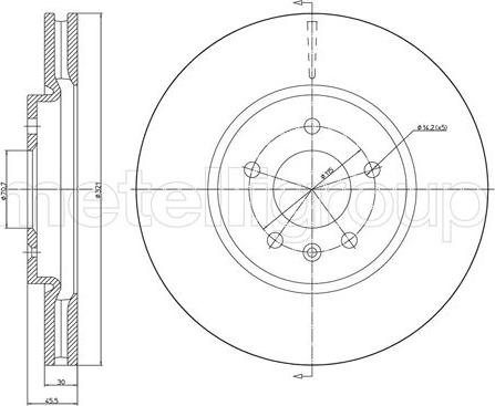 Fri.Tech. BD1694 - Тормозной диск autospares.lv