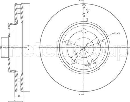 Fri.Tech. BD1696 - Тормозной диск autospares.lv