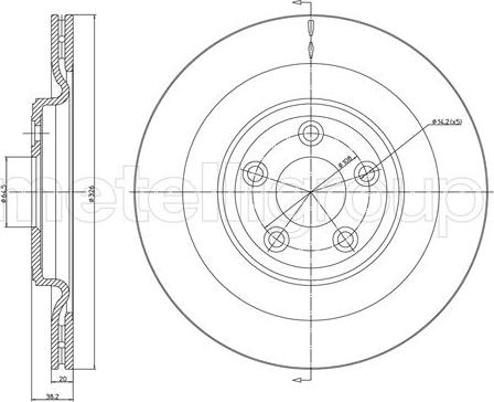 Fri.Tech. BD1690 - Тормозной диск autospares.lv