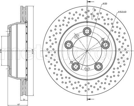 Fri.Tech. BD1693 - Тормозной диск autospares.lv