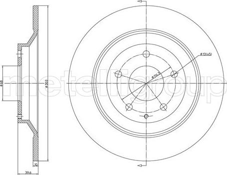 Fri.Tech. BD1697 - Тормозной диск autospares.lv