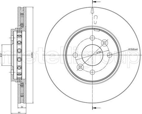 Fri.Tech. BD1669 - Тормозной диск autospares.lv