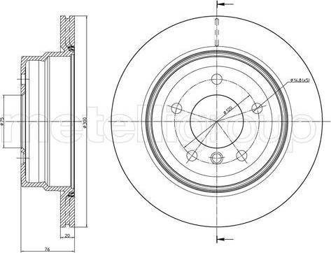 BOSCH 0 986 479 496 - Тормозной диск autospares.lv