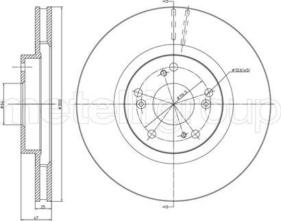 Fri.Tech. BD1009 - Тормозной диск autospares.lv