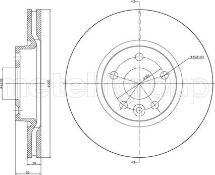 Fri.Tech. BD1005 - Тормозной диск autospares.lv