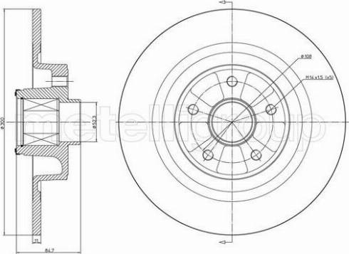 Fri.Tech. BD1142 - Тормозной диск autospares.lv