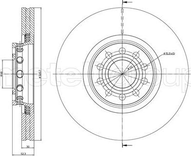 Optimal BS-8226C - Тормозной диск autospares.lv