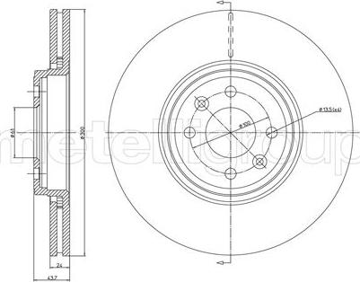 Fri.Tech. BD1207 - Тормозной диск autospares.lv