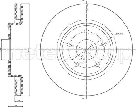 Fri.Tech. BD1214 - Тормозной диск autospares.lv