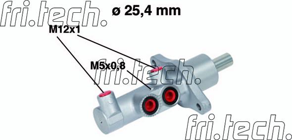 Fri.Tech. PF801 - Главный тормозной цилиндр autospares.lv