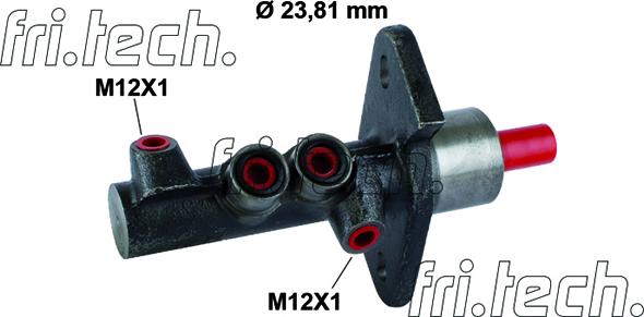 Fri.Tech. PF394 - Главный тормозной цилиндр autospares.lv