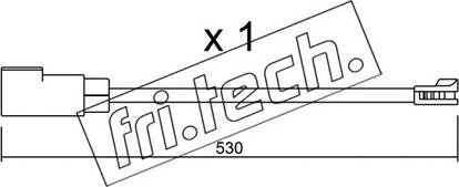 Fri.Tech. SU.340 - Сигнализатор, износ тормозных колодок autospares.lv