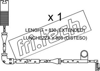 Fri.Tech. SU.327 - Сигнализатор, износ тормозных колодок autospares.lv