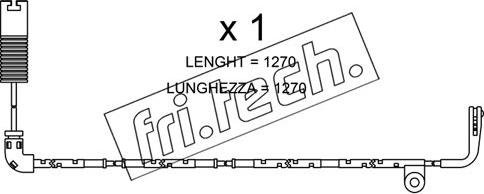 Fri.Tech. SU.254 - Сигнализатор, износ тормозных колодок autospares.lv