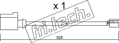 Fri.Tech. SU.271 - Сигнализатор, износ тормозных колодок autospares.lv