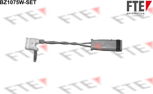 FTE BZ1075W-SET - Сигнализатор, износ тормозных колодок autospares.lv