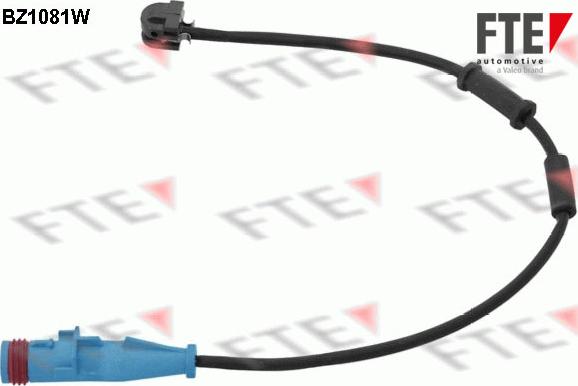 FTE 9410050 - Сигнализатор, износ тормозных колодок autospares.lv