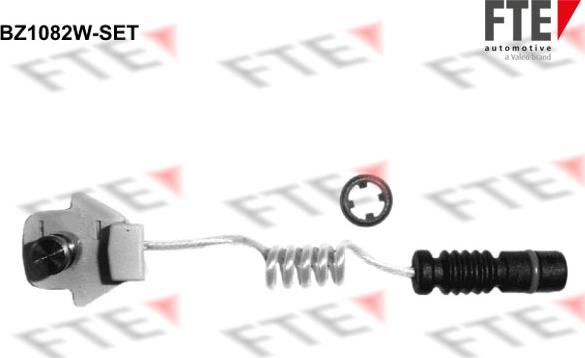 FTE BZ1082W-SET - Сигнализатор, износ тормозных колодок autospares.lv