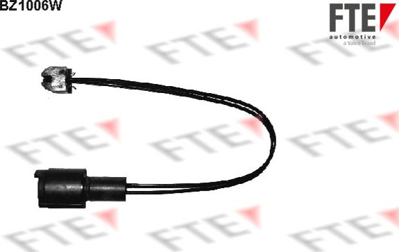 FTE 9410005 - Сигнализатор, износ тормозных колодок autospares.lv