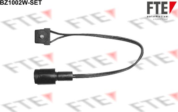FTE 9410001 - Сигнализатор, износ тормозных колодок autospares.lv