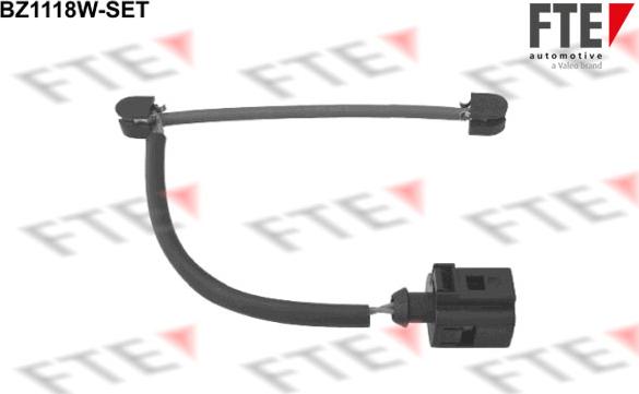 FTE 9410086 - Сигнализатор, износ тормозных колодок autospares.lv