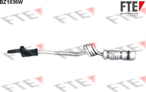 FTE 9410026 - Сигнализатор, износ тормозных колодок autospares.lv