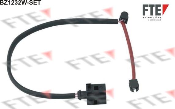 FTE 9410161 - Сигнализатор, износ тормозных колодок autospares.lv