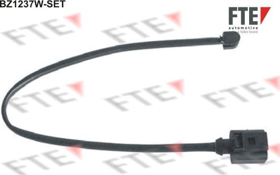 FTE BZ1237W-SET - Сигнализатор, износ тормозных колодок autospares.lv