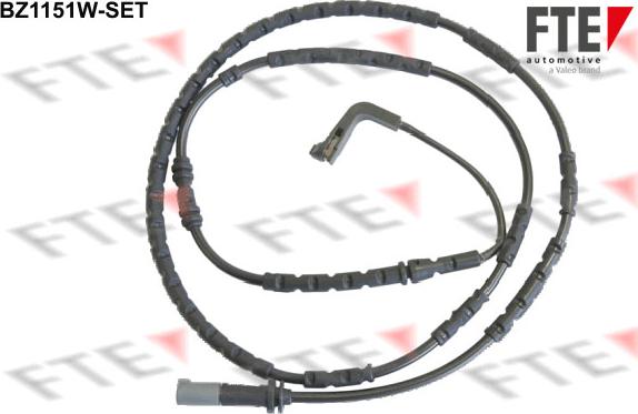 FTE BZ1151W-SET - Сигнализатор, износ тормозных колодок autospares.lv