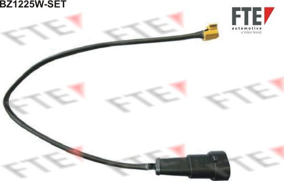 FTE BZ1225W-SET - Сигнализатор, износ тормозных колодок autospares.lv