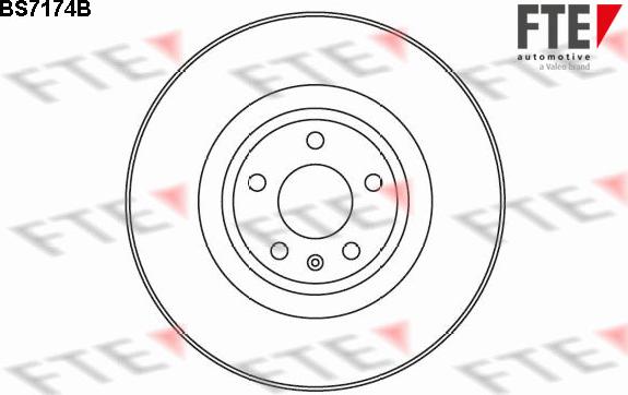 FTE 9081092 - Тормозной диск autospares.lv