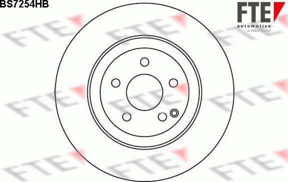 FTE BS7254HB - Тормозной диск autospares.lv