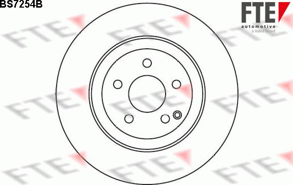 FTE BS7254B - Тормозной диск autospares.lv