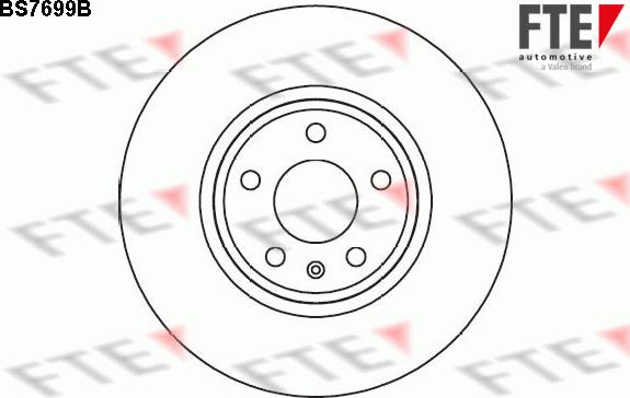 FTE 9081068 - Тормозной диск autospares.lv