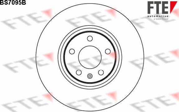 FTE 9081019 - Тормозной диск autospares.lv