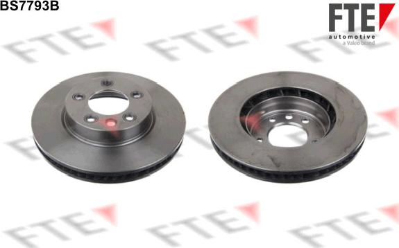 FTE 9081036 - Тормозной диск autospares.lv