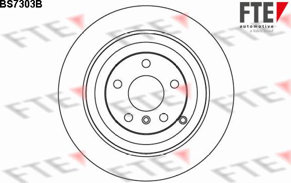 FTE BS7303B - Тормозной диск autospares.lv