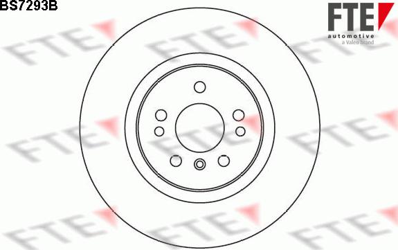 FTE 9081026 - Тормозной диск autospares.lv