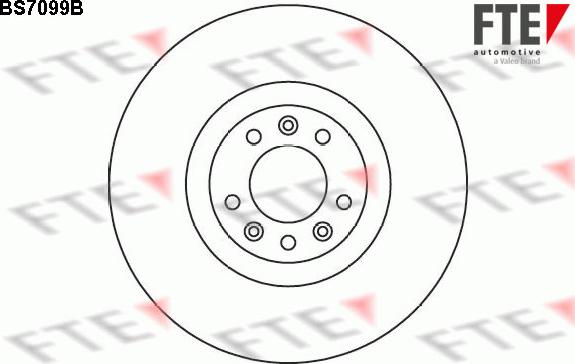 FTE 9081071 - Тормозной диск autospares.lv