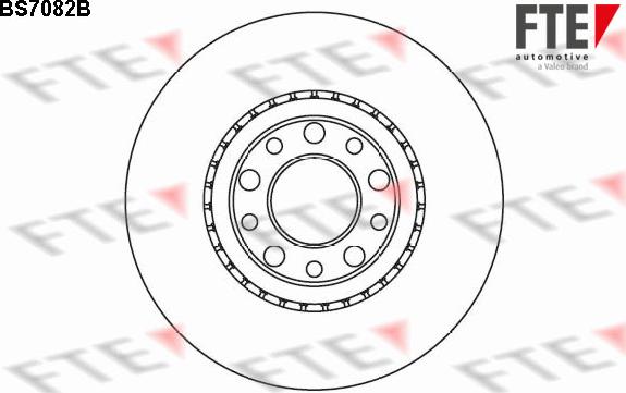 FTE 9081121 - Тормозной диск autospares.lv